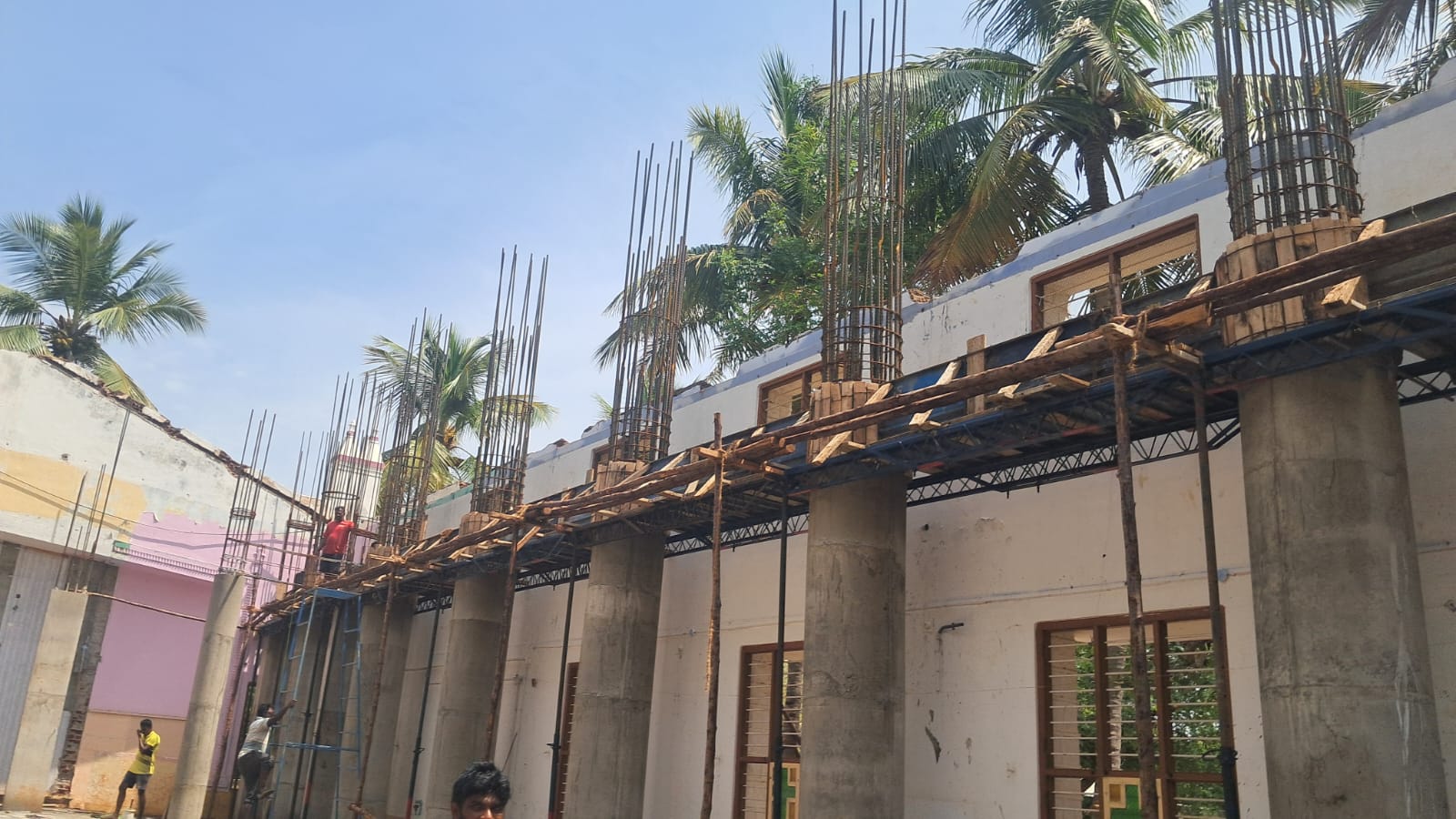 Renovation work in progress